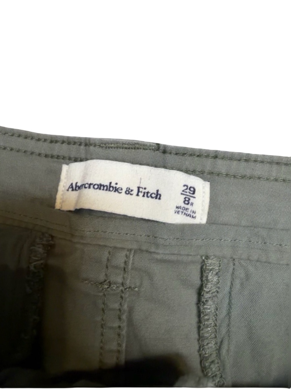 ✨🖤 Abercrombie & Fitch Wide Leg Cargo Pants Size 29 / 8R 🖤✨ - Picture 4 of 6